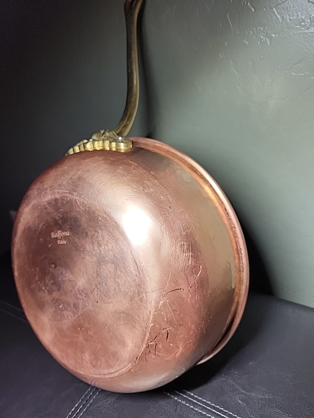 Ruffoni Copper 10 Inch 4 Quart Pot  Design Made In Italy Copper Cookware